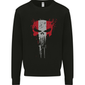 Austria Skull Gym Training Bodybuilding Mens Sweatshirt Jumper Black