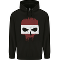 Austrian Skull Austria Gym Flag Biker Childrens Kids Hoodie Black
