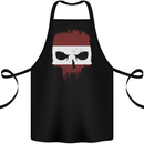 Austrian Skull Austria Gym Flag Biker Cotton Apron 100% Organic Black