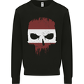 Austrian Skull Austria Gym Flag Biker Kids Sweatshirt Jumper Black