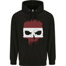 Austrian Skull Austria Gym Flag Biker Mens 80% Cotton Hoodie Black