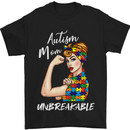 a black t - shirt with autism mom on it