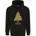 Avocado Christmas Tree Xmas Funny Food Childrens Kids Hoodie Black