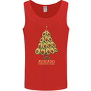 Avocado Christmas Tree Xmas Funny Food Mens Vest Tank Top Red