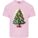 Avocado Christmas Tree Xmas Kids T-Shirt Childrens Light Pink