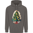 Avocado Christmas Tree Xmas Mens 80% Cotton Hoodie Charcoal