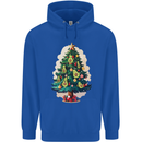 Avocado Christmas Tree Xmas Mens 80% Cotton Hoodie Royal Blue