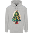 Avocado Christmas Tree Xmas Mens 80% Cotton Hoodie Sports Grey