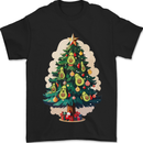Avocado Christmas Tree Xmas Mens T-Shirt 100% Cotton Black