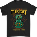 Avoid the Cat Funny Halloween Satanic Demon Mens T-Shirt 100% Cotton Black