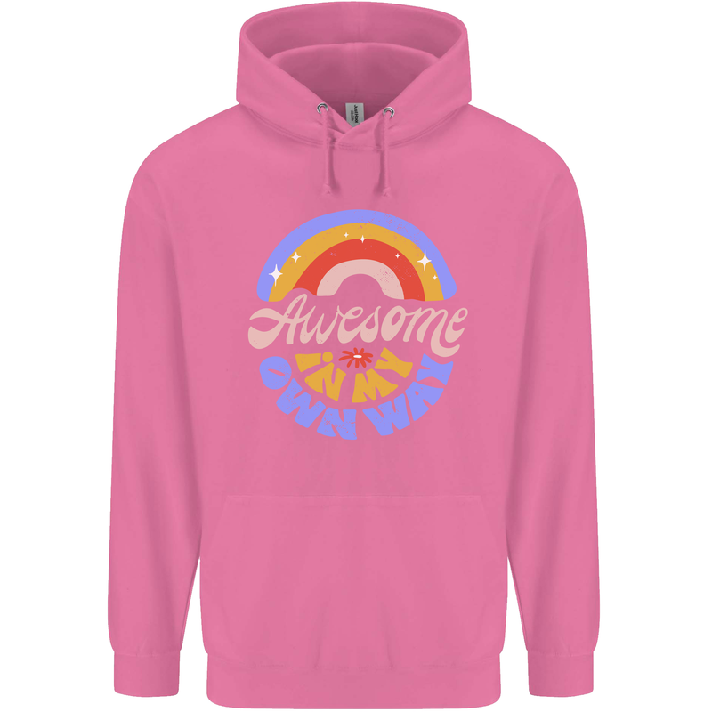 Awesome in My Own Way Different Autistic Childrens Kids Hoodie Azalea