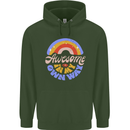 Awesome in My Own Way Different Autistic Childrens Kids Hoodie Forest Green