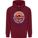 Awesome in My Own Way Different Autistic Childrens Kids Hoodie Maroon