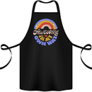 Awesome in My Own Way Different Autistic Cotton Apron 100% Organic Black
