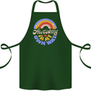 Awesome in My Own Way Different Autistic Cotton Apron 100% Organic Forest Green