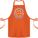 Awesome in My Own Way Different Autistic Cotton Apron 100% Organic Orange