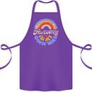 Awesome in My Own Way Different Autistic Cotton Apron 100% Organic Purple