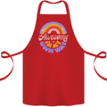 Awesome in My Own Way Different Autistic Cotton Apron 100% Organic Red