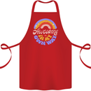 Awesome in My Own Way Different Autistic Cotton Apron 100% Organic Red