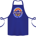 Awesome in My Own Way Different Autistic Cotton Apron 100% Organic Royal Blue