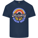 Awesome in My Own Way Different Autistic Kids T-Shirt Childrens Navy Blue