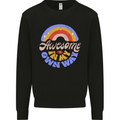 Awesome in My Own Way Different Autistic Mens Sweatshirt Jumper Black
