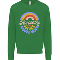Awesome in My Own Way Different Autistic Mens Sweatshirt Jumper Irish Green