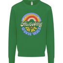 Awesome in My Own Way Different Autistic Mens Sweatshirt Jumper Irish Green