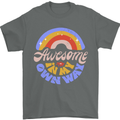 Awesome in My Own Way Different Autistic Mens T-Shirt 100% Cotton Charcoal