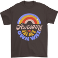 Awesome in My Own Way Different Autistic Mens T-Shirt 100% Cotton Dark Chocolate