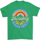 Awesome in My Own Way Different Autistic Mens T-Shirt 100% Cotton Irish Green