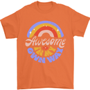 Awesome in My Own Way Different Autistic Mens T-Shirt 100% Cotton Orange