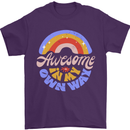 Awesome in My Own Way Different Autistic Mens T-Shirt 100% Cotton Purple