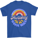 Awesome in My Own Way Different Autistic Mens T-Shirt 100% Cotton Royal Blue