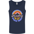 Awesome in My Own Way Different Autistic Mens Vest Tank Top Navy Blue