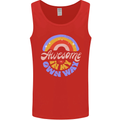 Awesome in My Own Way Different Autistic Mens Vest Tank Top Red