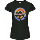 Awesome in My Own Way Different Autistic Womens Petite Cut T-Shirt Black