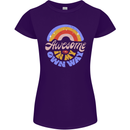 Awesome in My Own Way Different Autistic Womens Petite Cut T-Shirt Purple