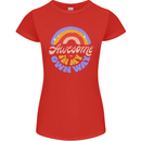Awesome in My Own Way Different Autistic Womens Petite Cut T-Shirt Red
