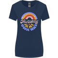 Awesome in My Own Way Different Autistic Womens Wider Cut T-Shirt Navy Blue