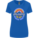 Awesome in My Own Way Different Autistic Womens Wider Cut T-Shirt Royal Blue