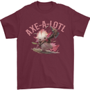 Axe-A-Alotl Funny Medieval Warrior Mens T-Shirt 100% Cotton Maroon