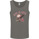 Axe-A-Alotl Funny Medieval Warrior Mens Vest Tank Top Charcoal