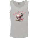 Axe-A-Alotl Funny Medieval Warrior Mens Vest Tank Top Sports Grey
