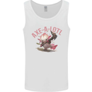 Axe-A-Alotl Funny Medieval Warrior Mens Vest Tank Top White