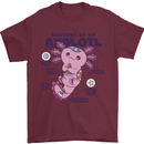 Axoloti Anatomy Mens T-Shirt 100% Cotton Maroon