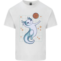 Axolotl Playing Volleyball Kids T-Shirt Childrens White