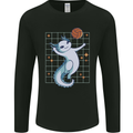 Axolotl Playing Volleyball Mens Long Sleeve T-Shirt Black