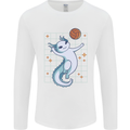 Axolotl Playing Volleyball Mens Long Sleeve T-Shirt White