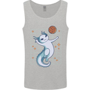 Axolotl Playing Volleyball Mens Vest Tank Top Sports Grey
